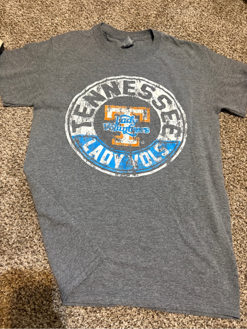 Tennessee Lady Vols Graphic Tee with Orange & Blue Logo